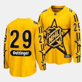 Jake Oettinger Dallas Stars 2024 NHL All-Star Game Yellow #29 Breakaway Jersey Men's