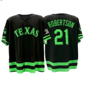 Jason Robertson 2023 Dallas Stars Night #21 Black Texas Hockey Jersey