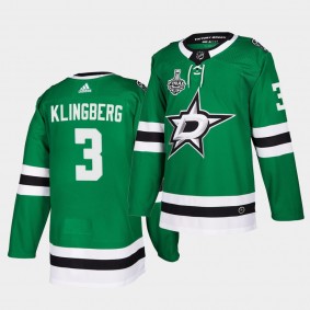 Dallas Stars John Klingberg 2020 Stanley Cup Final Bound Home Authentic Green Jersey